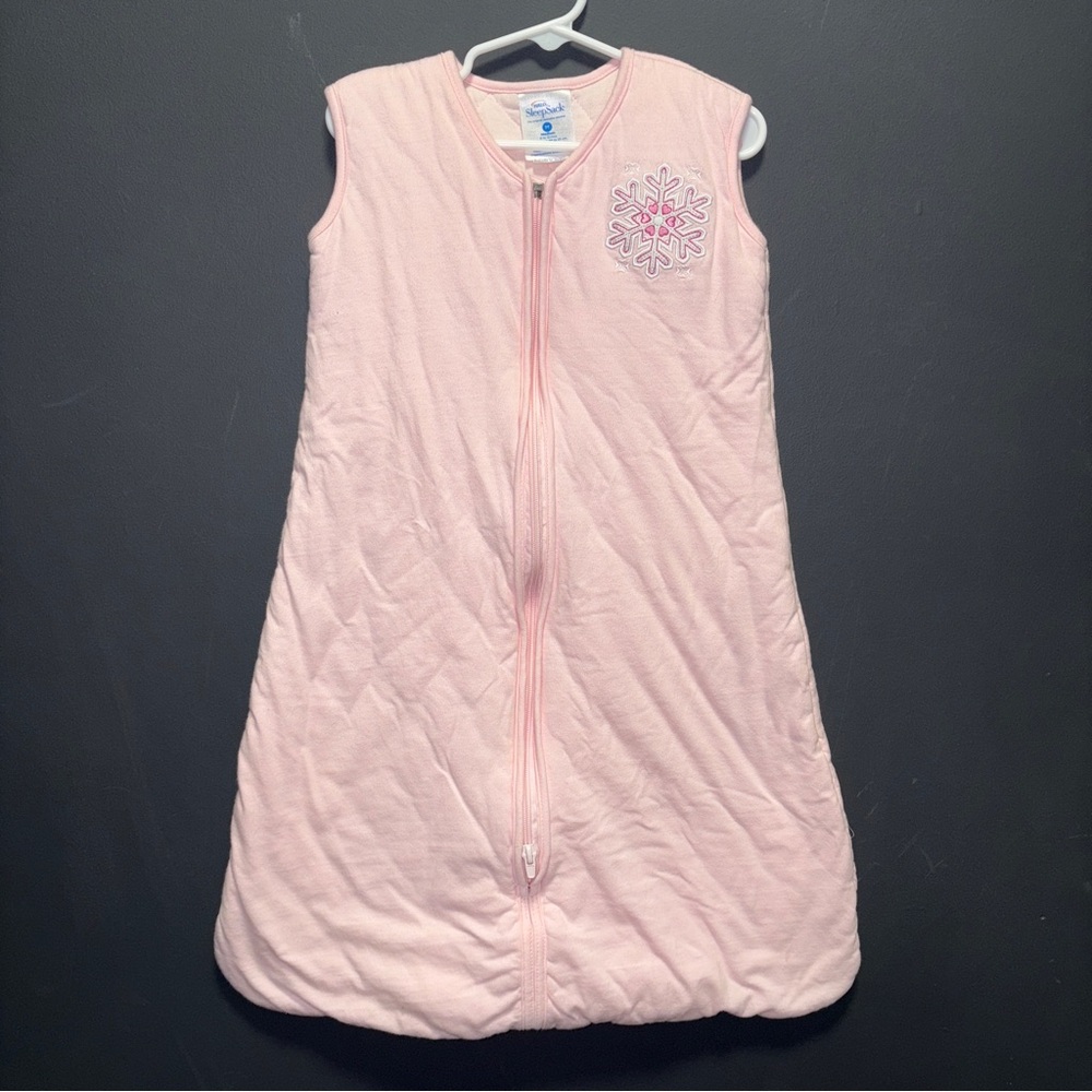 Halo Pink SleepSack Wearable Blanket Medium 6-12m Quilted
